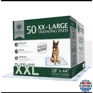 American Kennel Club Scented Puppy Pads XXL XXL+ Ultra Absorbent 6-Layer Pee Pad
